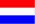 Nederlandse vlag 20x30cm vlaggen Nederland gastenvlag